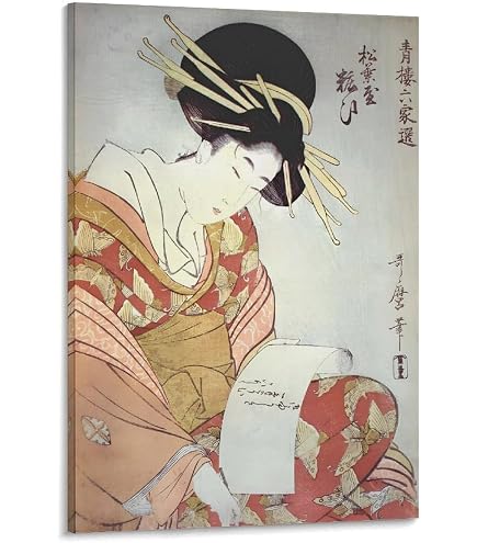 Amazon.co.jp: 額絵 浮世絵 美人画 寛政の三美人 F4 喜多川歌麿 （G4